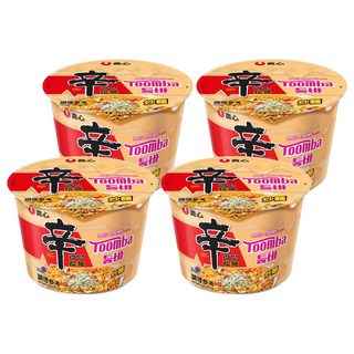NONGSHIM 農心 辛拉麵 辣白醬風味 大碗麵 113g, 4入