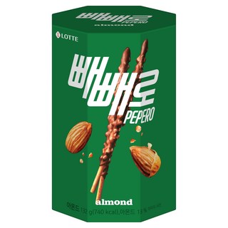 빼빼로 아몬드, 132g, 1개