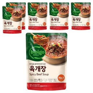 비비고 육개장, 500g, 6개