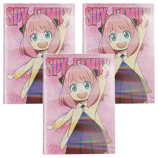 間諜家家酒貼紙收集冊 粉色 3本, 平裝書