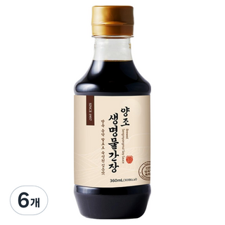 釀造生活醬油, 360ml, 6瓶