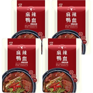 大甲佳旭 麻辣鴨血中藥湯底, 450g, 4包