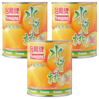 台鳳 水蜜桃 Choice Grade Peach Halves, 820g, 3罐