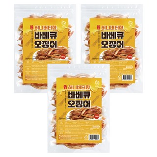 Heyami 蜂蜜奶油口味烤魷魚, 180g, 3包