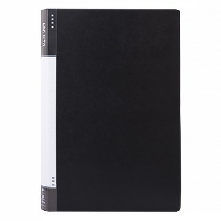 連勤牌文具 PP A3 40入資料簿, 黑色, 1本