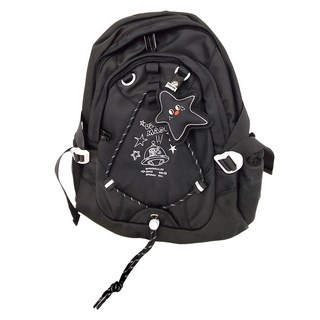 Vanwalk 出走 奶糖兔學生星星後背包 V2554 640g, 奶兔黑, 1個