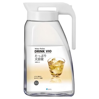 ASVEL 冷水壺 DRINK VIO, 3.1L, 1個