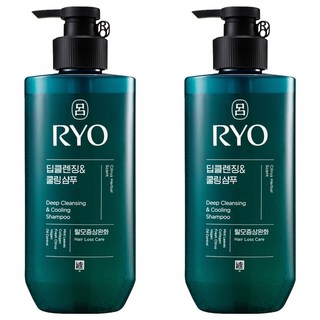 RYO 呂 深層清潔涼感洗髮精, 480ml, 2瓶