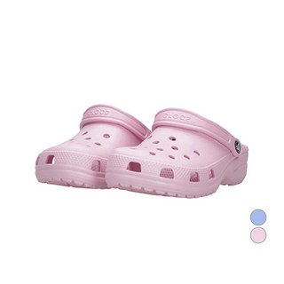 crocs 卡駱馳 女款經典克駱格洞洞鞋 CR 10001, 芭蕾粉色, 265