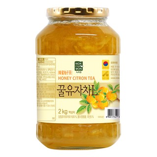 녹차원 차다움 꿀유자차, 1개, 2kg, 1개입