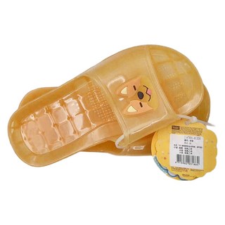 TAY SONG 太松 造型動物浴室拖鞋, 黃柯基 黃色, 1雙