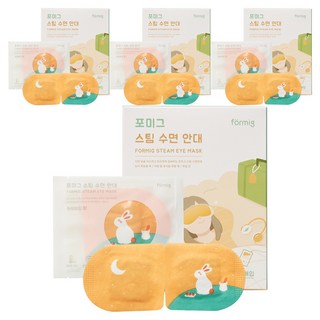 포미그 스팀 온열 수면안대 카모마일, 10개입, 4개