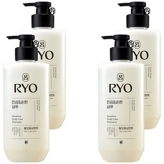 RYO 呂 溫和養護洗髮精 花香, 480ml, 4瓶