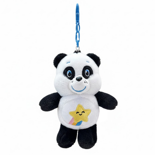 Care Bears 立體絨毛吊飾, 14cm, 黑白熊貓, 1個