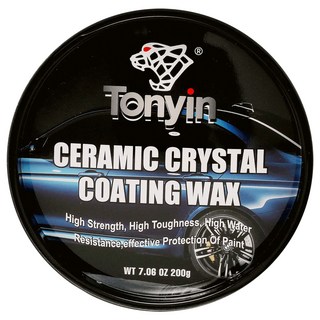 Tonyin 陶瓷水晶汽車蠟 高撥水 有效保護油漆, 200g, 1罐