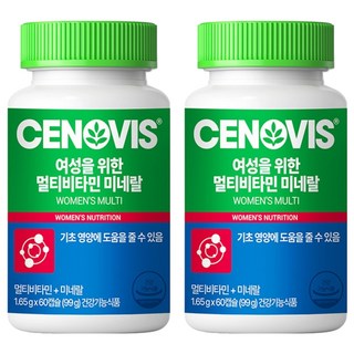 세노비스 여성용 멀티비타민미네랄, 60정, 2개