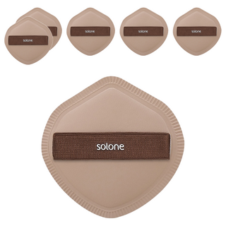 Solone 台灣公司貨 彈力訂製舒芙蕾海綿 盾形, 可可色, 6個
