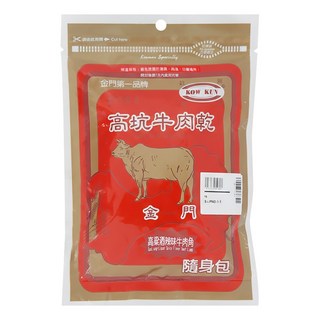 高坑 高粱酒辣味牛肉角, 160g, 1包