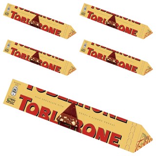 TOBLERONE 瑞士三角牛奶巧克力, 100g, 5條