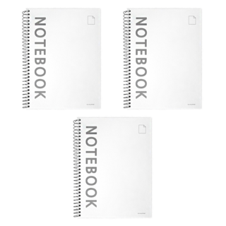 無線筆記本, 3個, 白色