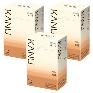 Maxim卡努拿鐵條裝, 13.5克, 10片, 3個