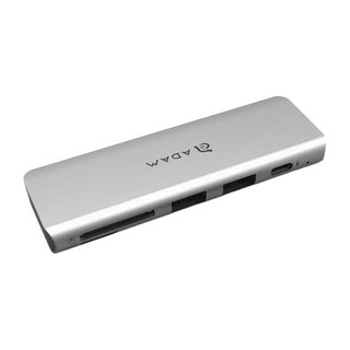 ADAM elements 亞果元素 CASA HUB 5E USB-C 3.1 5 port 多功能讀卡機, 1個, 灰色