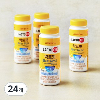 종근당건강 락토핏 마시는유산균 저당, 24개, 1개입, 130ml