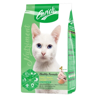 Enrich Champion EC貓糧 成/老貓 健康腸胃配方, 雞肉 + 果寡糖, 8kg, 1袋