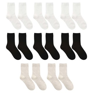 GGRN 女款 標準彈性舒適短襪 8雙組