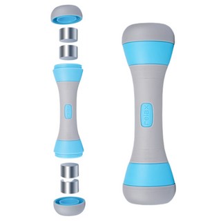 Hudaon 簡易重量調節啞鈴 藍色, 2個, 4kg