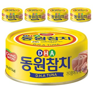 동원참치 DHA 통조림, 150g, 5개