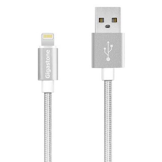GIGASTONE 立達 USB-A to Lightning 充電資料傳輸線 GC-3800S 2.4A快充 耐磨編織線 10KG耐重, 1.5m, 1條