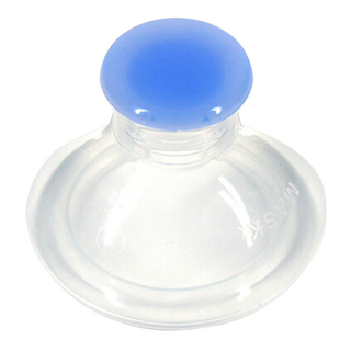 Besmed 貝斯美德 矽質拍痰杯 L, Blue, 1個