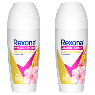 Rexona 蕊娜 制汗爽身香體露 完美透亮櫻花, 45ml, 2瓶