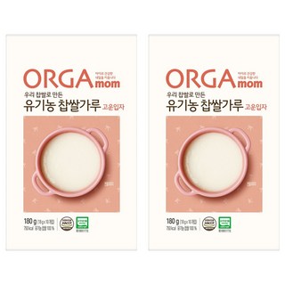 ORGAORGA WHOLE FOODS 孩童副食品糯米糊粉, 180g, 2個