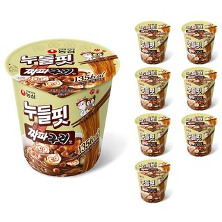 NONGSHIM 農心 杯裝浣熊炸醬風味冬粉 41.5g, 8入