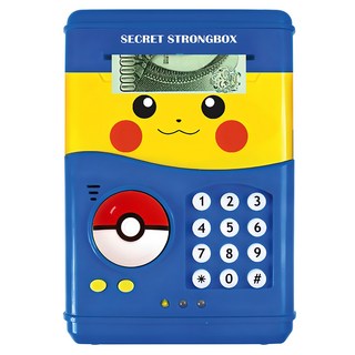 PoKeMoN 寶可夢 自動保險箱玩具, 藍色, 1個