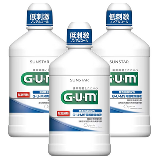 SUNSTAR 三詩達 G.U.M 牙周護理潔齒液, 500ml, 3瓶