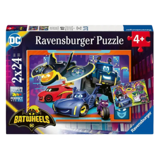 維寶拼圖 超級蝙蝠車 24片 兒童益智玩具 培養手眼協調能力, 1組