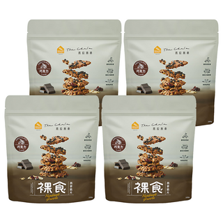 The Chala 蕎拉燕麥 裸食燕麥脆片 巧克力, 230g, 4包