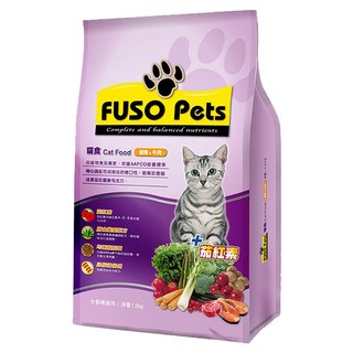 福壽實業 FUSO Pets 貓食, 鮭魚 + 牛肉, 1.5kg, 1袋