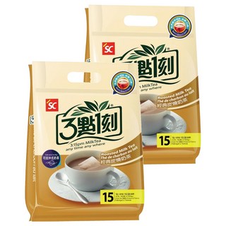 3點1刻 經典炭燒奶茶, 20g, 15包, 2袋