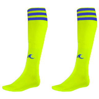 Loopal 路寶 兒童足球襪, 螢光黃藍色, 1雙