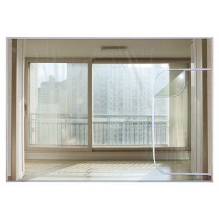 다샵 EVA 베란다형 지퍼식 방풍 바람막이, 1개