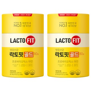 Chong Kun Dang 鍾根堂 LACTO-FIT 益生菌, 2g, 80包, 2罐