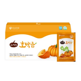 Organic Garden 南瓜汁禮盒 30包入, 1盒, 2.7L