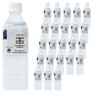 이찌후지 미네랄 알카리 천연빙하 깨끗한물, 500ml, 24개