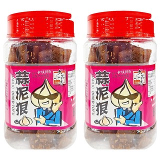 久品香 蒜泥狠 豆乾 原味, 350g, 2罐