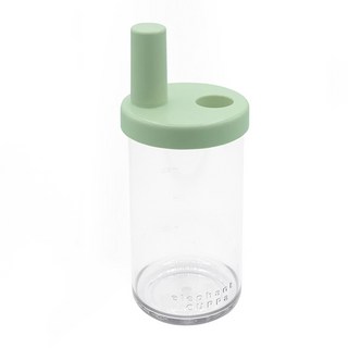 elephant cuppa 大象杯 Ecozen™ 飲料杯 附吸管, 莫蘭迪灰綠色, 520ml, 1個