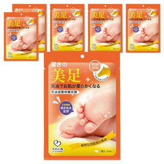 MY SCHEMING 我的心機 馬油滋養修護足膜, 2片, 30ml, 6包